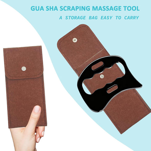 Stainless Steel Gua Sha Muscle Scraper Tool, Myofascial Scraping Tools for Physical, Lymphatic Drainage Massager, Soft
