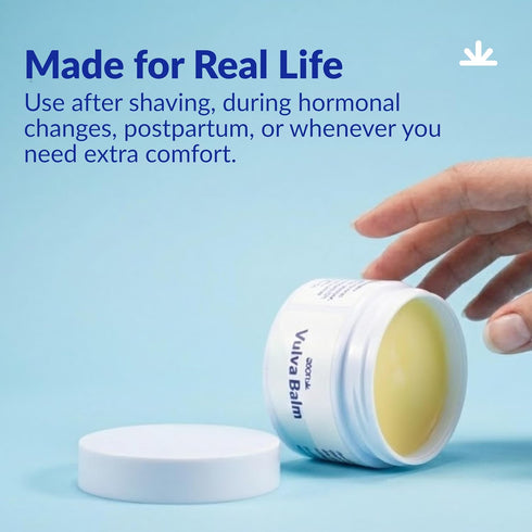 ON Ae Vulva Balm Organic External Vulvar Moisturizer for Daily Comfort & Dry, Sensitive Skin Organic Argan & Cocut