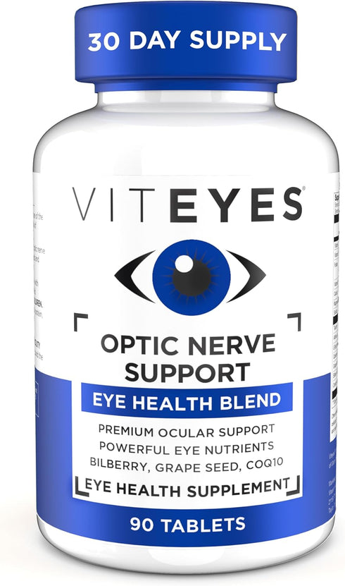 Viteyes Optic Nerve Support Supplement, Premium Ocular Nutrition Blend, 90 Tablets
