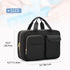 Travel-Friendly Black Pill Organizer for Medication - Durable Storage Bag