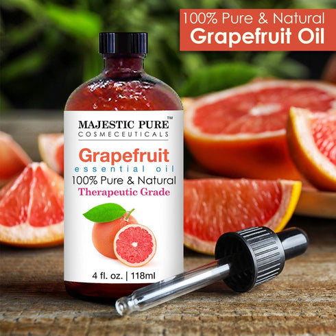 MAJESTIC PURE Grapefruit Essential Oil - 100% Pure & Natural - Premium Grade for Hair Care, Home Diffusers, Skin,