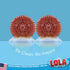 Lola Products Copper Mesh Scourer, Heavy Duty Cleaning Pads, 2 Pack, Odor Free & Rust Proof