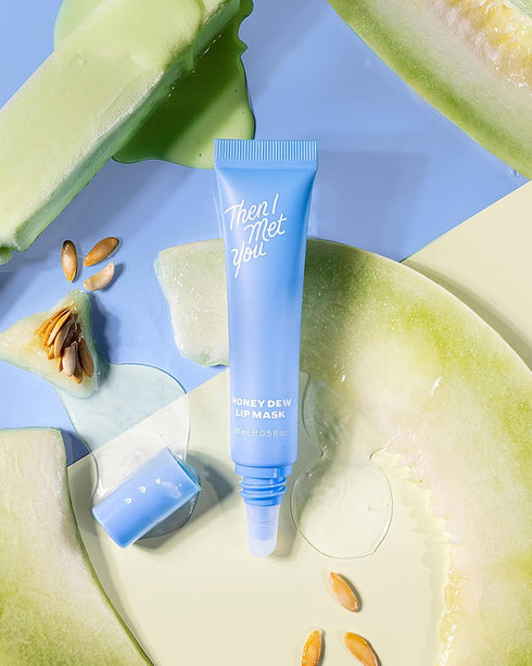 Then I Met You Honey Dew Lip Mask, Nourishing & Moisturizing Lip Mask with Honeydew and Squalane - 0.5 oz