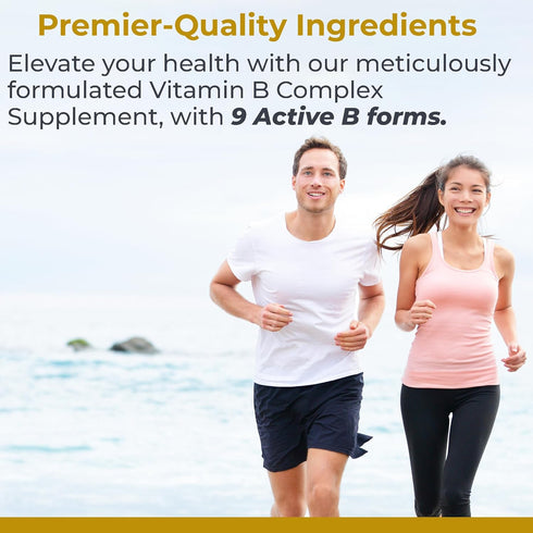 Premier Research Labs Complete B - Vitamin B Complex Supplement for Optimal Health, 60 Capsules
