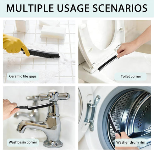 Set, 12-Pack Crevice Cleaning Brush Hard Bristle Gap Scrubber Tools for Bathroom Grout, Window Tracks & Shower Doors