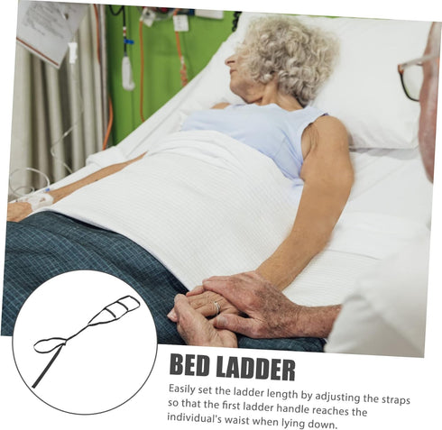 Senior Bed Ladder Pull Up Strap for Elderly Disabled and Pregnant Women Adjustable Bed Assistance Device Multiple
