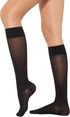 Healthweir Sheer Graduated Compression Knee High Stockings for Women 15–20 mmHg – Made in Italy Support Socks, Closed