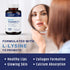 Vitamin C 1000mg Complex with L-Lysine 500mg, Zinc 12mg, Bioflavonoids 300mg for Healthy Immune System Support
