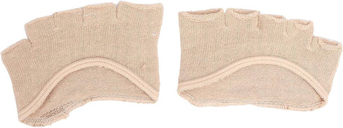 Toe Compression Socks, Toe Separating Heelless Socks Breathable SweatAbsorbent Relief Foot Pain Forefoot Pads (Open