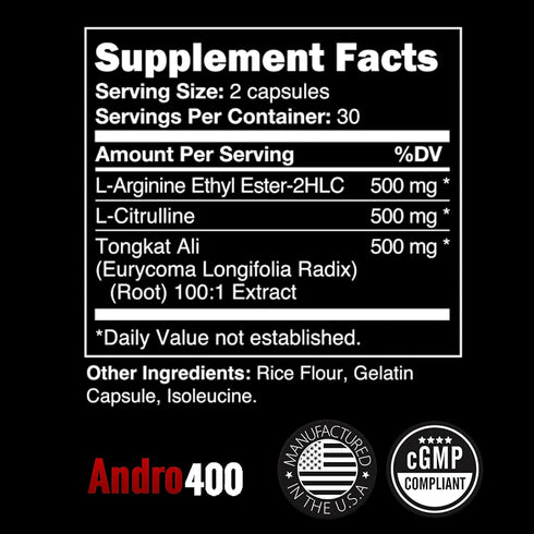 Max Natural T Support Supplement for Men with Tongkat Ali, 60 Count, Made in the USA