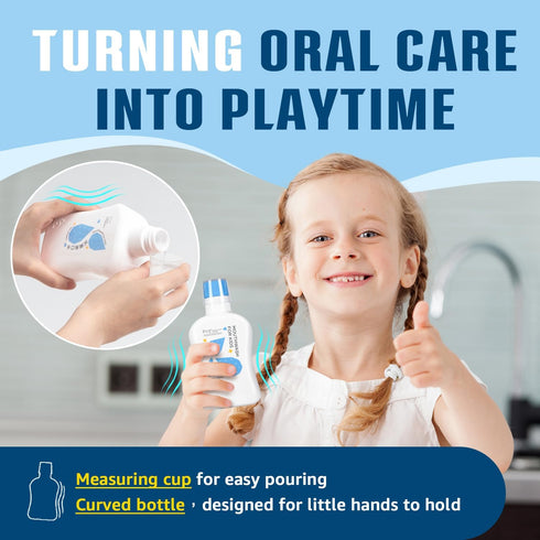 P113+ 11.8 oz (11.8 oz, oh care Mouthwash for Kids Peptide Anti Cavity Mouth Rinse Alcohol Free for Teeth and Gums Safe