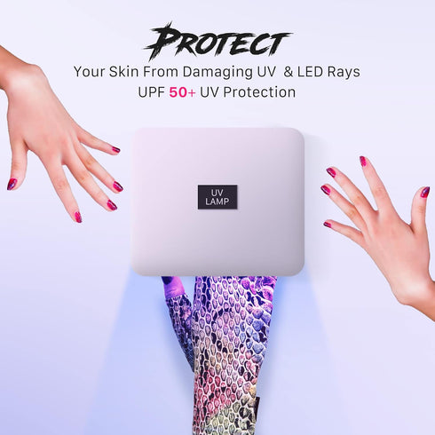 ManiGlovz UV Protection Nail Gloves for Women, Stylish and Comfortable