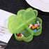 miihello 4 Grids Daily Pill Organizer, Portable Plastic Pill Storage Box with Independent Opening Design, Four-Leaf