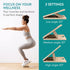 Navaris Adjustable Slant Board Calf Stretcher, Wooden Incline Board for Stretching Calves with Surface Grip