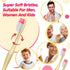 500 Pcs Disposable Toothbrushes, Individually Wrapped Soft Bristle Set, Travel Toothbrushes Bulk for Adults & Kids