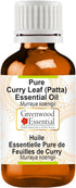 Pure Curry Leaf (Patta) Essential Oil (Murraya koenigii) - Steam Distilled 15ml (0.50 oz)
