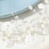 Yean Pearl Wedding Headband, Silver Flower Bridal Hair Accessories, Leaf Hair Piece for Women and Girls