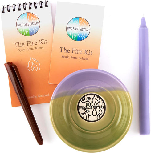 The Fire Kit - Burn Negative Thoughts for Stress Relief and Healing