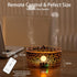 Paxeer Humidifier,300ml 4 3 Flame Fire Essential Oil Diffuser Aromatherapy Diffuser with Remote Control, Auto Shut-Off