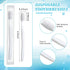 Tessco 500 Pcs Disposable Toothbrushes, Individually Wrapped Soft Bristle Tooth Brush Set for Adults Oral Hygiene