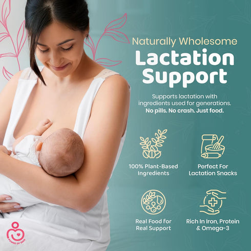 Proseed Power Of Seed 3, 12oz Milkrush Lactation Support for Breastfeeding-Oats Seeds & Almond Lactation Drink Mix