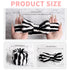 WSYUB Makeup Headband, Spa Headband and Wristband Set, Headband for Washing Face, Self Skin Care Headband for Women Girls,Black and White Headband