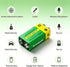 Svenirven 9V Battery,3600mAh 9V Rechargeable Batteries for Smoke Detector