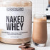 Naked Whey Chocolate Protein Powder - 3 Ingredients, Grass Fed, Organic, Gluten Free - 24 Servings