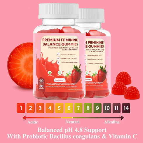 Gummies Gummies Gummy Immune 60 Count PH for Women - Ph Balance for Women Private Area, Feminine for & Energy