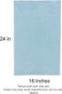 XERO 100% 24"x16" 12 Pack Recycled Surgical Towels - Eco-Friendly Cleaning Cloths for Professional Window Cleaners