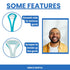 Tongue Scraper for Fresh Breath, Perfect for Adults and Kids, 3 Pack for Oral Hygiene and Bad Breath