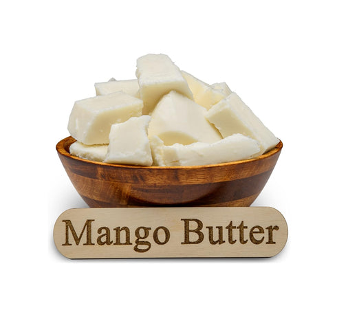 Raw Mango Butter 8 oz. - 100% Pure Natural Unrefined for Skin, Body, Hair Growth, DIY Soap Making, Lotions