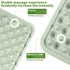 HWXQJJHONEY Portable Feet Acupressure Mat,Foldable Silicone Foot Massager Mat with Dual-Side Usage,Pressure Point