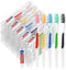 Disposable Toothbrushes with Toothpaste and Floss, 30pcs Individually Wrapped Travel Toothbrushes, Bulk for Homeless,