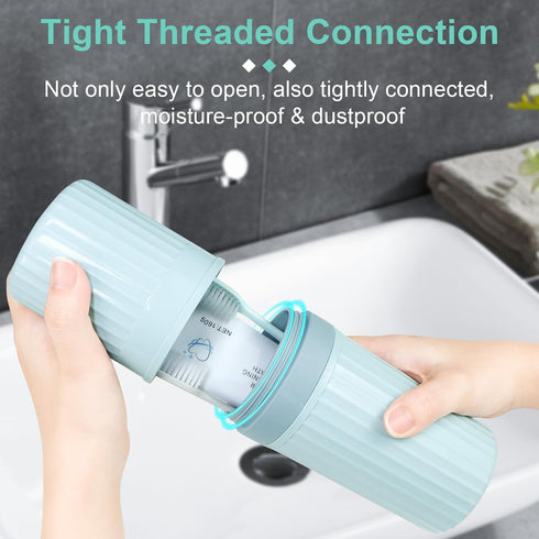 Travel Toothbrush Holder, Large Cup Case for Toothbrush & Toothpaste, Portable for Business Trip
