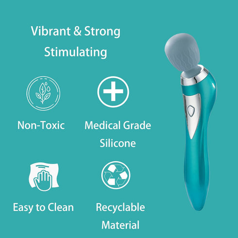 Handheld Personal Massager, Personal Tension Relief, Portable Rechargeable Body Massage Tool, Cordless Wand Massager