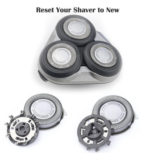 HQ8 Replacement Heads for Philip Aquatec Electric Shaver, New Upgraded Razor Blades for Multiple Models, 3-Pack