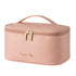 KITENROM Preppy Small Makeup Bag - Little Cosmetic Pouch Toiletry Organizer Case for Women (Root Pink)