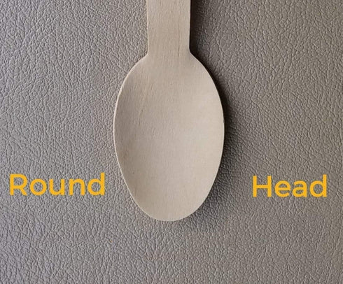 Gmark Disposable Wooden Spoons, Paper Wrapped, Pack of 100, 6.5" Spoons, 100% All-Natural, Eco-Friendly, Biodegradable