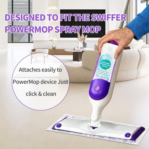 Mop,24 FL.OZ 1 5 PowerMop Refillable Bottle for Swiffer PowerMop Leak-Proof Reusable Floor Cleaner Container Bottle