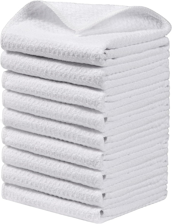 JOYMOOP Microfiber Waffle Weave Cleaning Cloth,Highly Absorbent Kitchen Towels,Quick Drying Lint Free