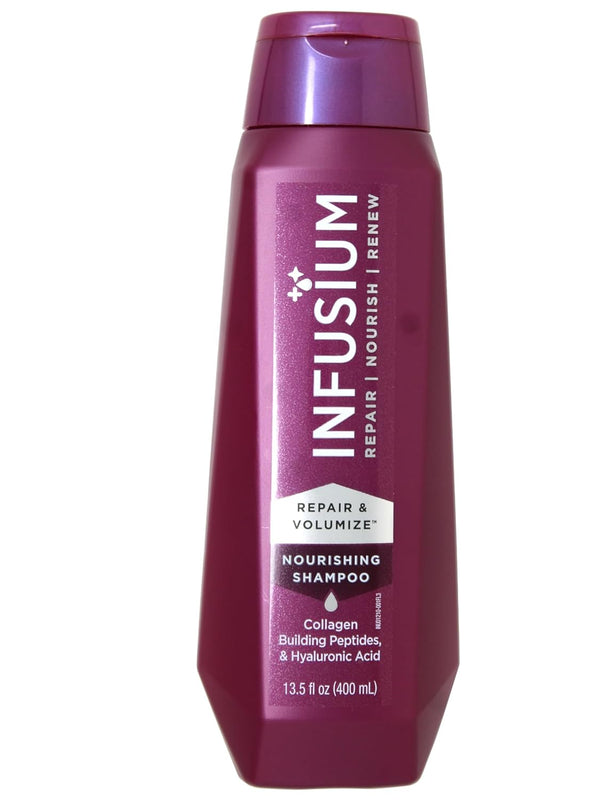 Infusium Repair and Volumize Shampoo for Dry Hair, Moisturizing Shampoo for Women, 13.5 oz