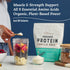 Live Conscious Organic Pea Protein Powder - Vanilla Dream Flavor - 20 Servings, Plant-Based Vegan Protein Blend