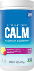 Natural Vitality Calm, 16 oz, Magnesium Citrate Supplement, Anti-Stress Drink Mix Powder, Gluten Free, Vegan & Non-GMO