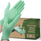 FifthPulse Biodegradable Disposable Nitrile Gloves, 150 Count Green Food Safe Cooking Gloves, Powder and Latex Free
