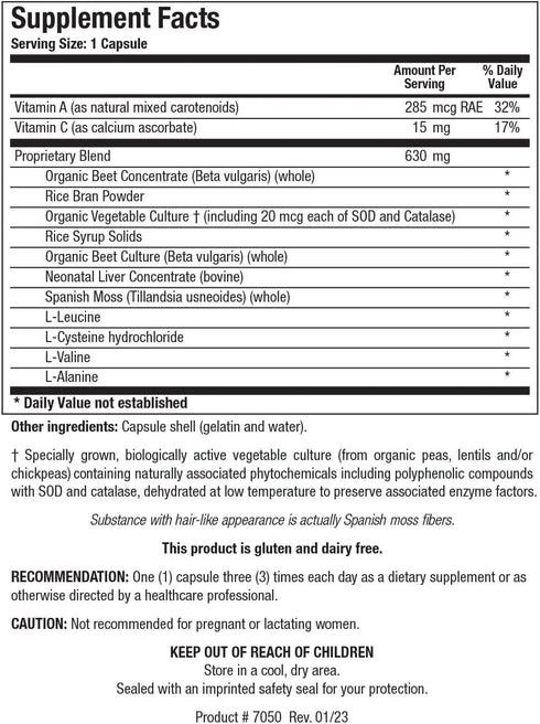 Biotics Research Argizyme - Nutritional Support for Healthy Kidneys, 100 Capsules