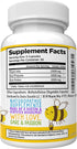 Dr. Danielle's Bee Wise - Bee Pollen Supplement with Royal Jelly, Propolis, 4 Daily Capsules