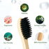 Virgin Forest Bamboo Toothbrush, 10 Count, Soft Bristle for Adults, Eco-Friendly Natural Wooden Toothbrushes