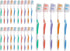 Urban Essentials Bulk Toothbrush Package with Covers, 25 Pack, Extra Soft Toothbrush with Ergonomic Handle