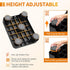 Ronlap One Step Stools for Adults, Portable Safety Step Platform for Seniors Small Plastic Bedside Step Stool Mobility